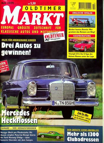 Deckblatt Oldtimer Markt (10/1999)